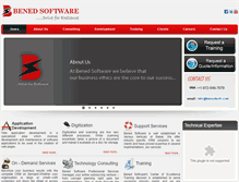 Tablet Screenshot of benedsoft.com